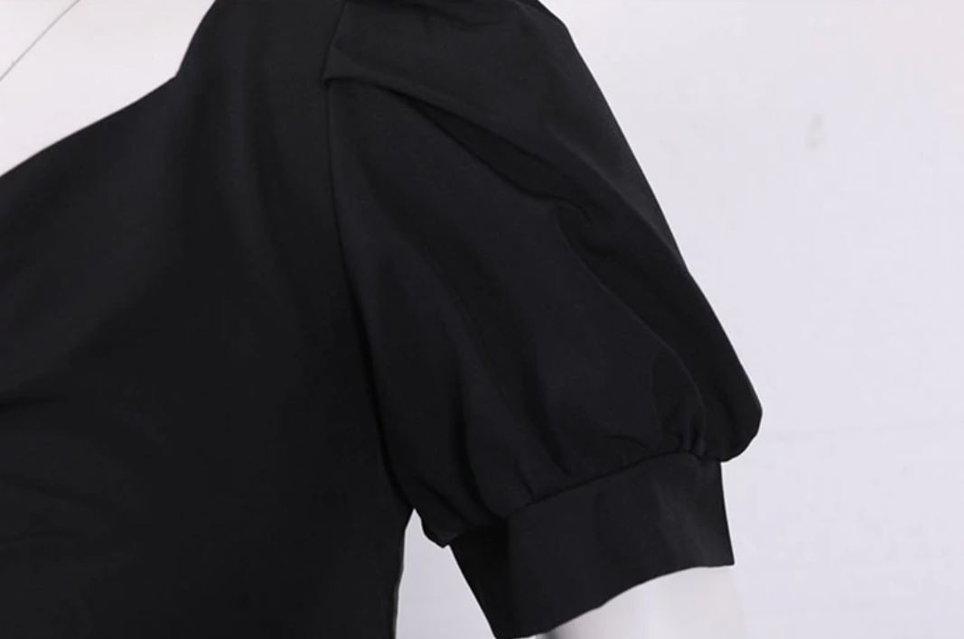 Vestido Vintage Preto Anos 50