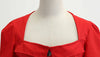 Vestido Vintage Anos 50 Vermelho