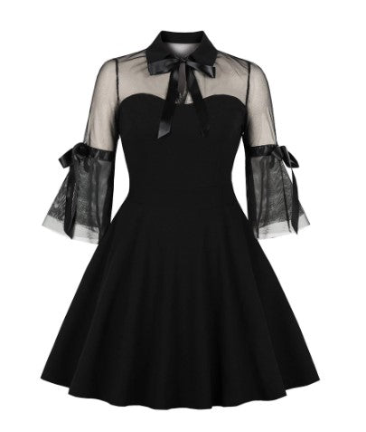 Vestido Vintage Aranha Negra