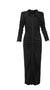 Vestido Vintage Outono Inverno Preto
