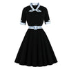 Vestido Vintage Preto Outono