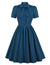 Vestido Vintage Azul Bcbg