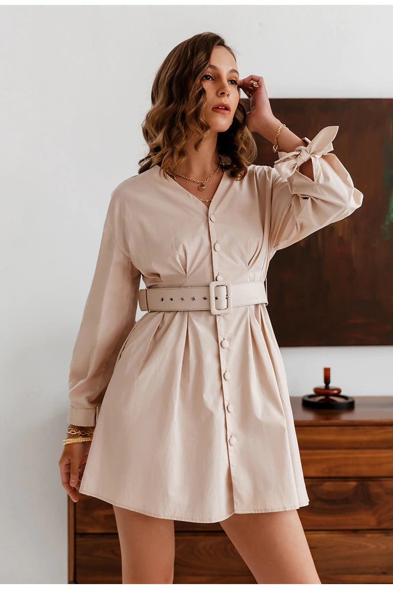 Vestido Vintage Bege