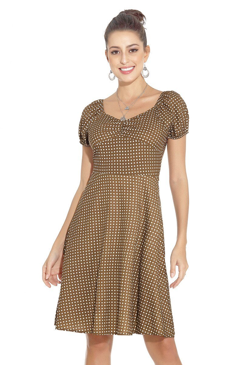 Vestido Dos Anos 50 Na França