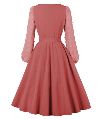 Vestido Rosa Boêmio Vintage