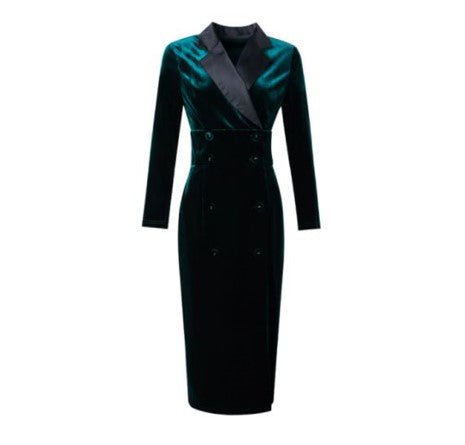 Vestido Vintage Verde De Boa Qualidade