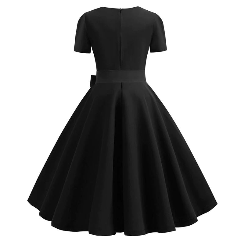 Vestido Vintage Boogie Woogie Preto