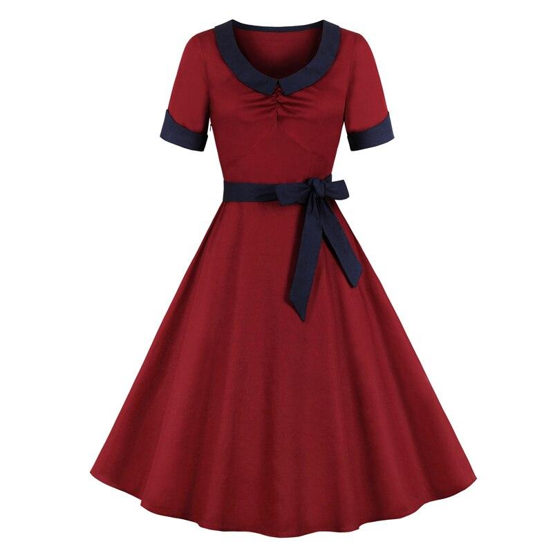Vestido Vintage Borgonha