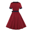 Vestido Vintage Borgonha