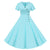 Botões Vintage Vestido Azul