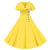 Botões Vintage Vestido Amarelo