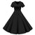 Vestido Vintage Com Botões Pretos