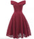 Vestido Vintage Bordado Vermelho