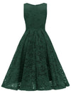 Vestido Vintage Bordado Verde