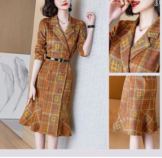 Vestido Vintage Café Canadá