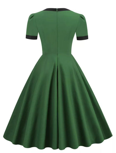 Vestido De Cerimônia Vintage Verde