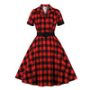 Vestido Camisa Xadrez Vintage