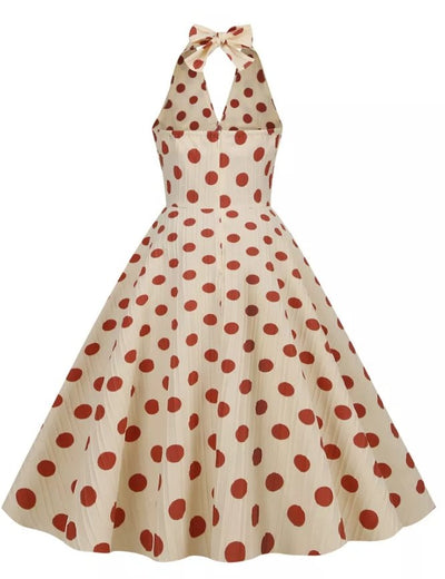 Vestido Vintage Chique Retrô De Verão