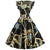 Vestido Retrô Chique Vintage Vistoso