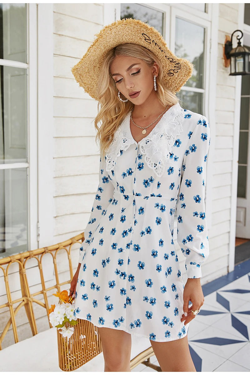 Vestido Vintage Gola Peter Pan