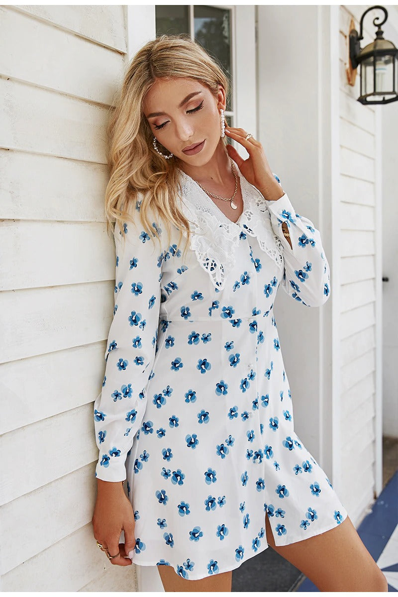 Vestido Vintage Gola Peter Pan