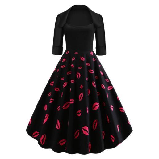 Beijos Vestido Anos 50