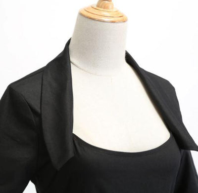 Vestido Anos 50 Com Gola Canoa