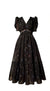 Vestido Vintage Preto Com Decote Em V