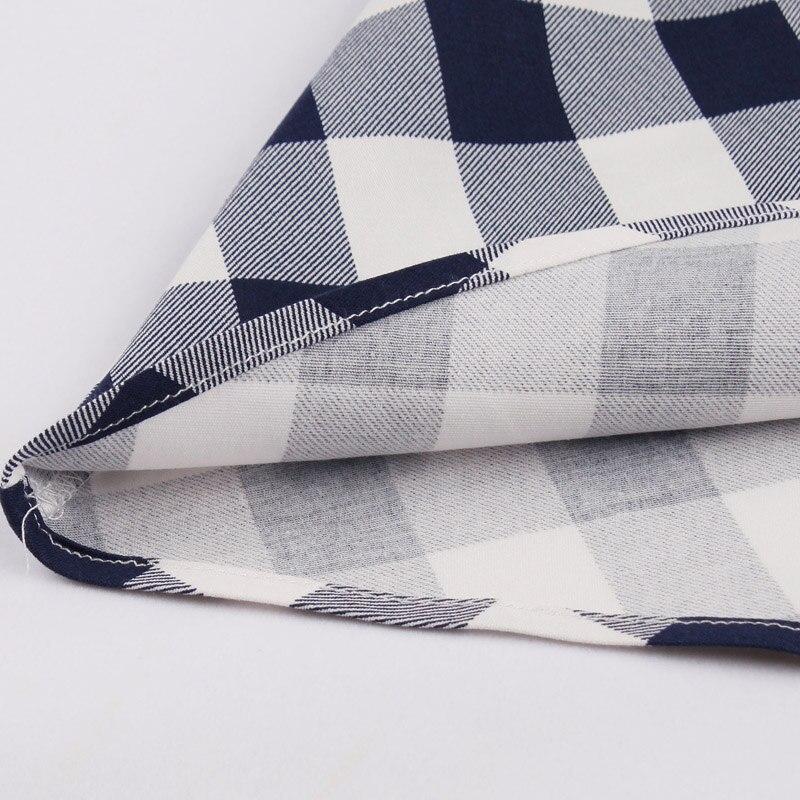 Vestido Vintage Xadrez De Algodão