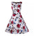 Vestido Vintage Floral De Algodão