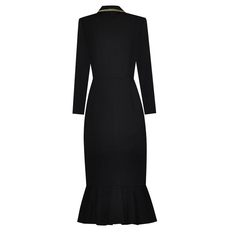 Vestido De Alta Costura Vintage Dos Anos 1940