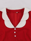 Vestido Chique Lápis Vintage Vermelho
