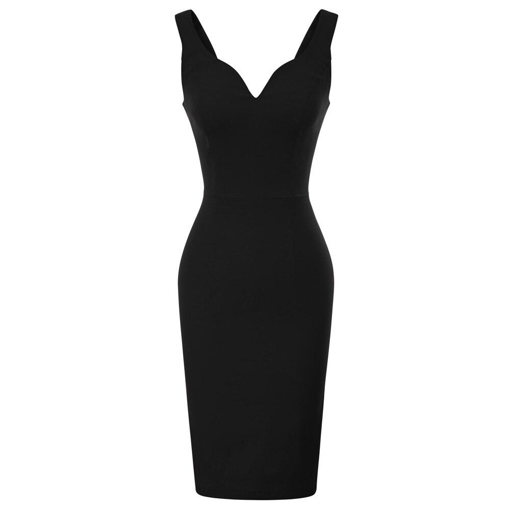 Vestido Lápis Preto Vintage