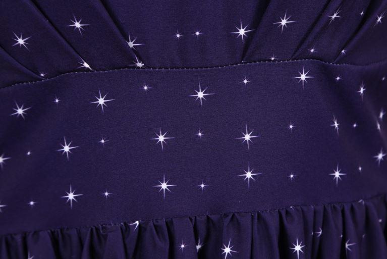 Vestido De Natal Vintage Marinha