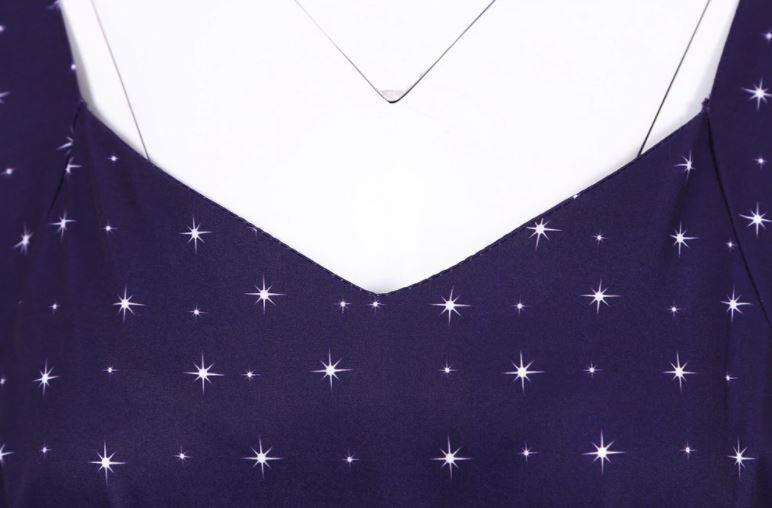 Vestido De Natal Vintage Marinha