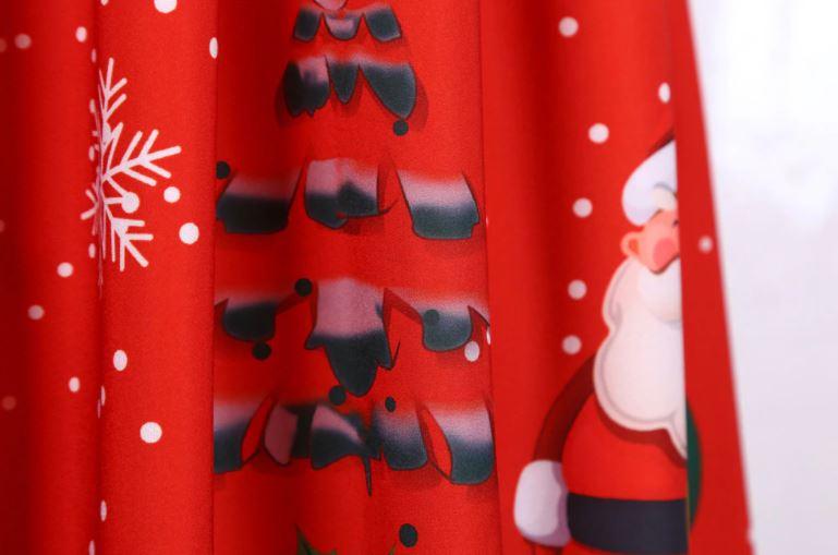 Vestido Vermelho Vintage De Natal