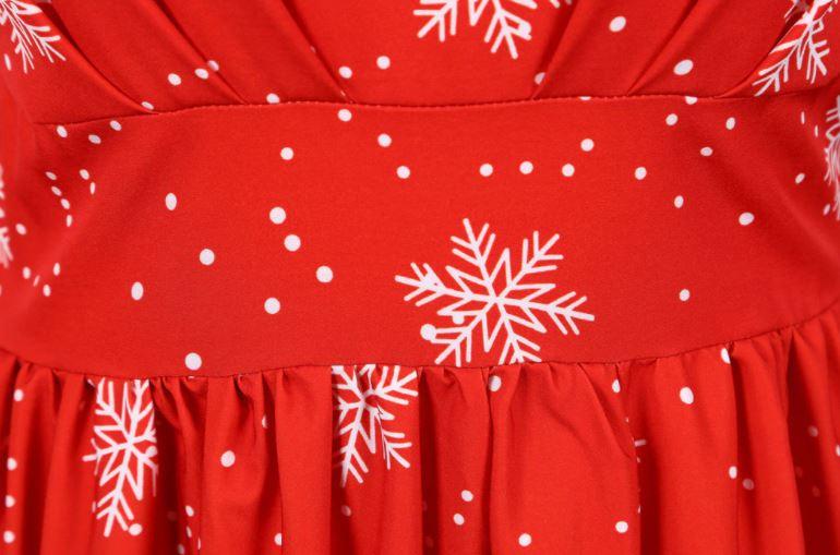 Vestido Vermelho Vintage De Natal