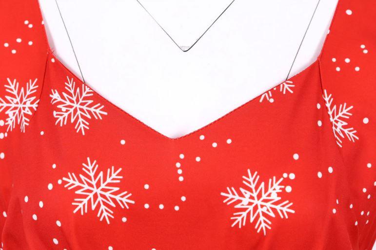 Vestido Vermelho Vintage De Natal