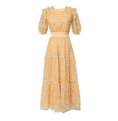 Vestido Vintage Laranja De Qualidade