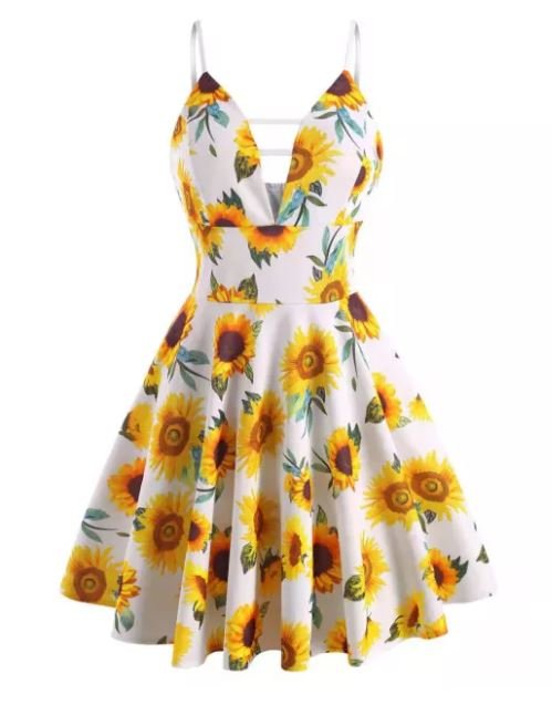 Vestido Vintage Meia Alça