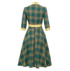Vestido Vintage Verde Elegância