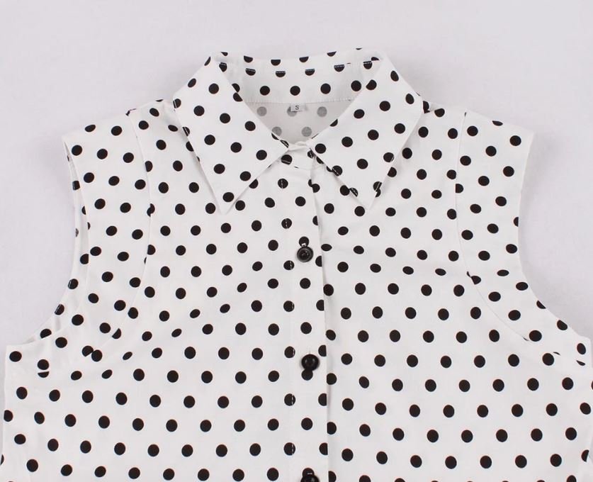 Vestido Vintage Preto E Branco Feminino