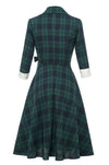 Vestido De Pele Vintage Verde