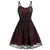 Vestido Vintage Gótico Cor De Vinho
