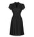 Vestido Vintage Preto Plus Size Anos 50