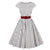 Vestido Vintage Plus Size Branco Com Cinto
