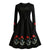 Vestido Preto Plus Size Vintage