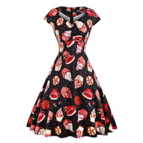 Vestido Vintage Plus Size Cupcake