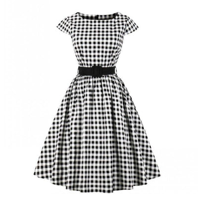 Vestido De Guingão Dos Anos 1960