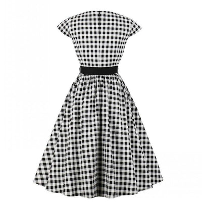Vestido De Guingão Dos Anos 1960